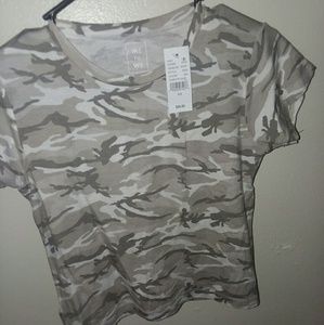 Camo crop top